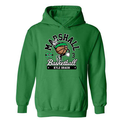 Marshall - NCAA Men's Basketball : Kyle Braun - Hooded Sweatshirt Fashion Shersey