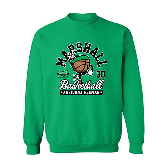 Marshall - NCAA Women's Basketball : Aarionna Redman - Crewneck Sweatshirt Fashion Shersey