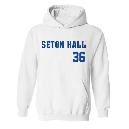 Seton Hall - NCAA Baseball : Nick Ferri - Hooded Sweatshirt Replica Shersey