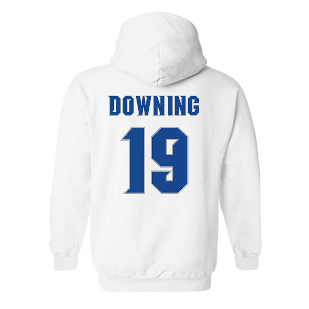 Seton Hall - NCAA Baseball : John Downing - Hooded Sweatshirt Replica Shersey