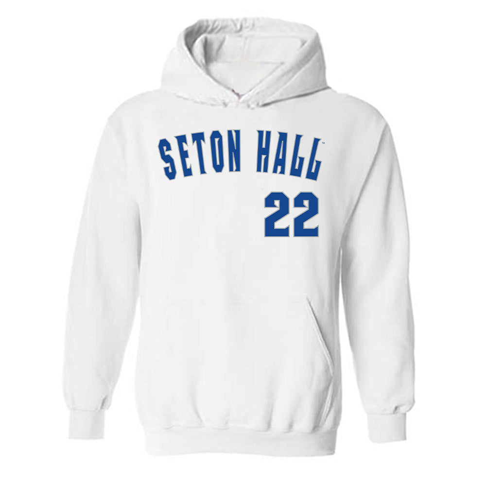 Seton Hall - NCAA Baseball : Nicholas Bisaccia - Hooded Sweatshirt Replica Shersey