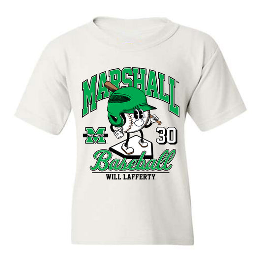 Marshall - NCAA Baseball : Will Lafferty - Youth T-Shirt Fashion Shersey