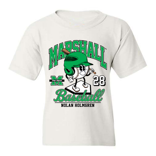 Marshall - NCAA Baseball : Nolan Holmgren - Youth T-Shirt Fashion Shersey