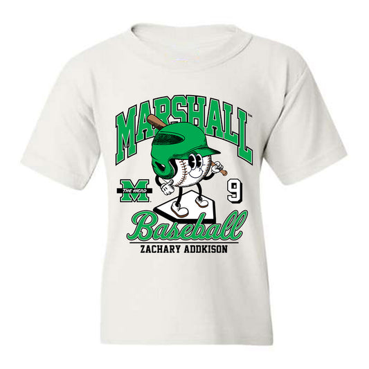 Marshall - NCAA Baseball : Zachary Addkison - Youth T-Shirt Fashion Shersey