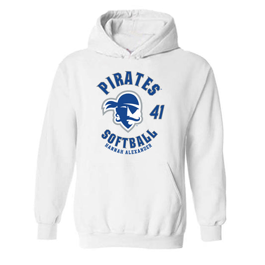 Seton Hall - NCAA Softball : Hannah Alexander - Hooded Sweatshirt Fashion Shersey