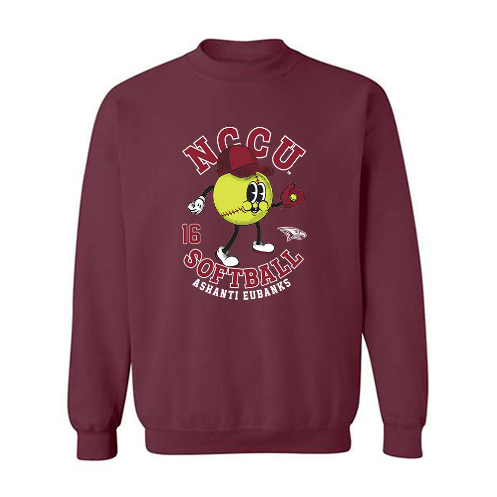 NCCU - NCAA Softball : Ashanti Eubanks - Crewneck Sweatshirt Fashion Shersey