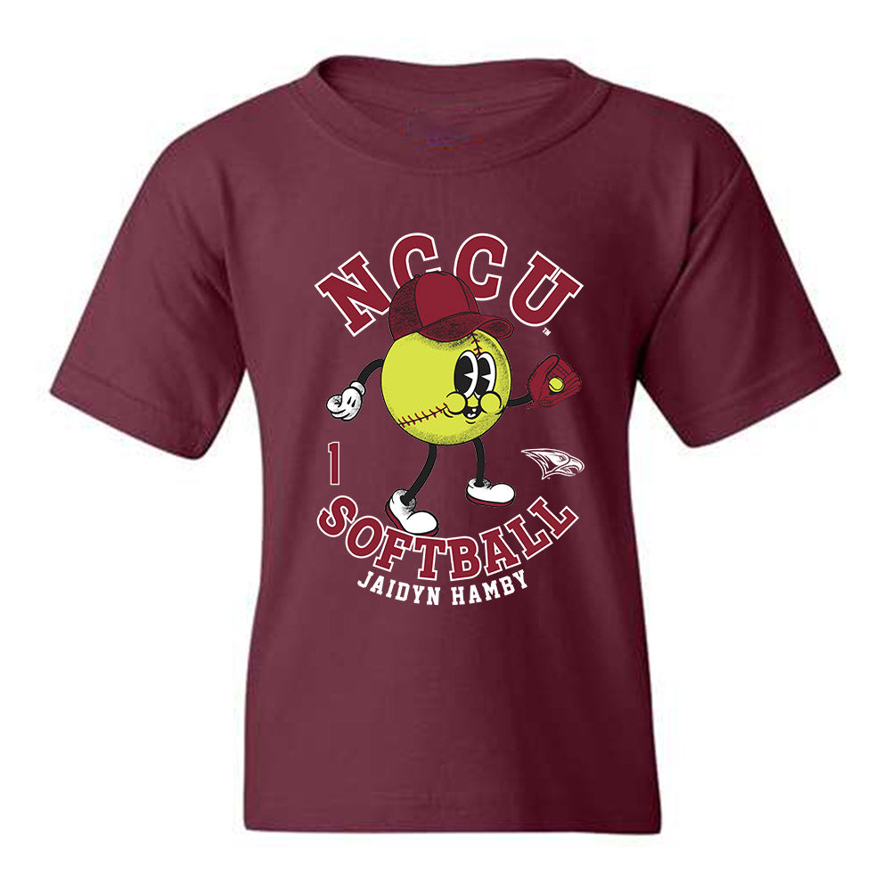 NCCU - NCAA Softball : Jaidyn Hamby - Youth T-Shirt Fashion Shersey