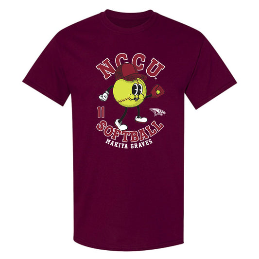 NCCU - NCAA Softball : Makiya Graves - T-Shirt Fashion Shersey