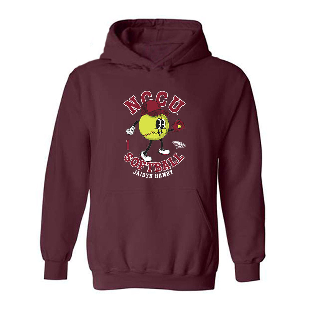 NCCU - NCAA Softball : Jaidyn Hamby - Hooded Sweatshirt Fashion Shersey