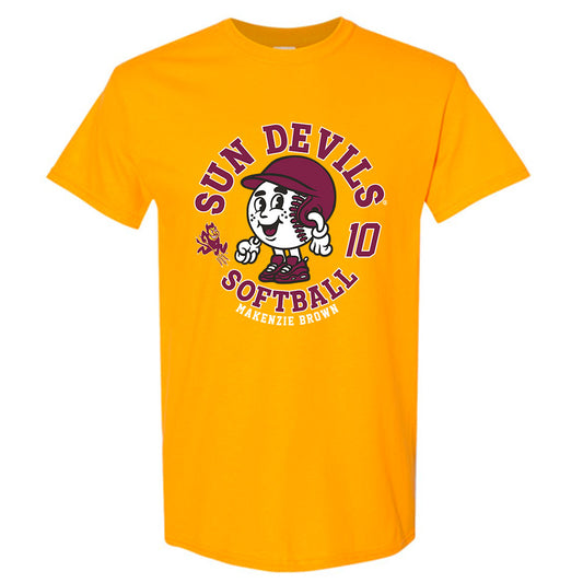 Arizona State - NCAA Softball : Makenzie Brown - Fashion Shersey Short Sleeve T-Shirt
