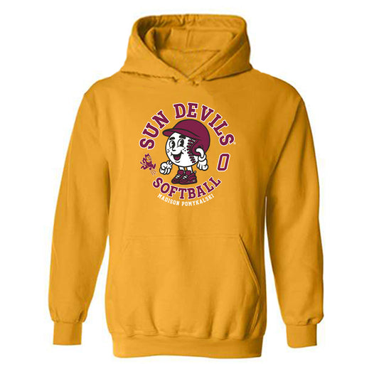 Arizona State - NCAA Softball : Madison Pomykalski - Hooded Sweatshirt Fashion Shersey