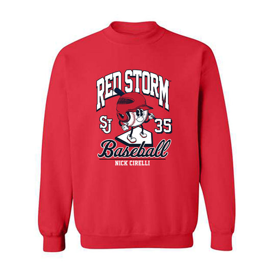 St. Johns - NCAA Baseball : Nick Cirelli - Crewneck Sweatshirt Fashion Shersey