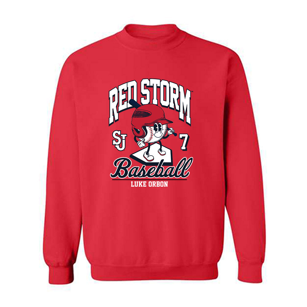 St. Johns - NCAA Baseball : Luke Orbon - Crewneck Sweatshirt Fashion Shersey