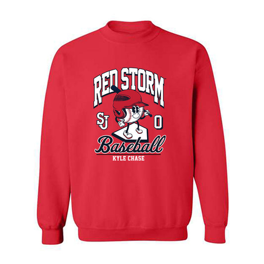 St. Johns - NCAA Baseball : Kyle Chase - Crewneck Sweatshirt Fashion Shersey