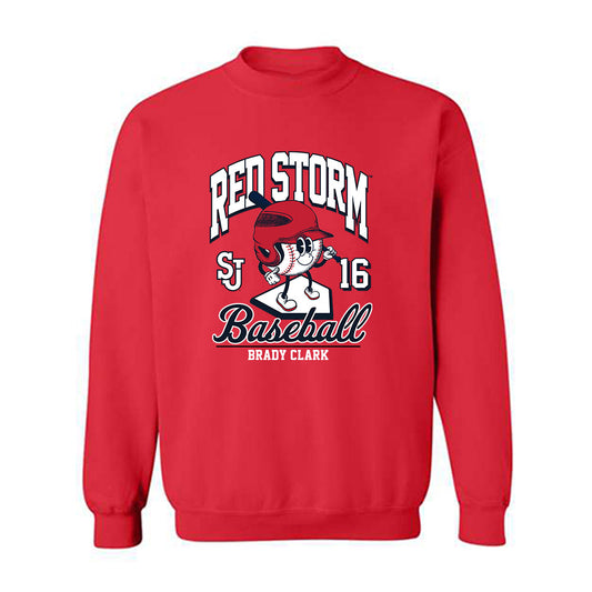 St. Johns - NCAA Baseball : Brady Clark - Crewneck Sweatshirt Fashion Shersey