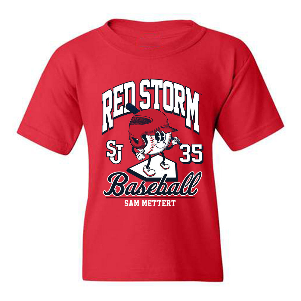 St. Johns - NCAA Baseball : Sam Mettert - Youth T-Shirt Fashion Shersey