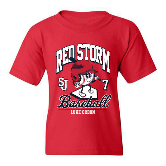 St. Johns - NCAA Baseball : Luke Orbon - Youth T-Shirt Fashion Shersey