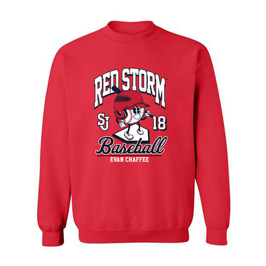 St. Johns - NCAA Baseball : Evan Chaffee - Crewneck Sweatshirt Fashion Shersey