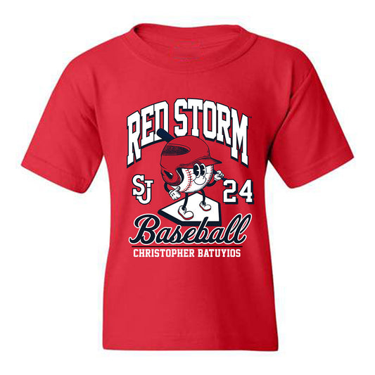 St. Johns - NCAA Baseball : Christopher Batuyios - Youth T-Shirt Fashion Shersey