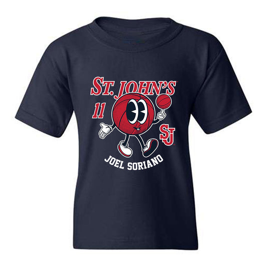 St. Johns - NCAA Men's Basketball : Joel Soriano - Youth T-Shirt Fashion Shersey