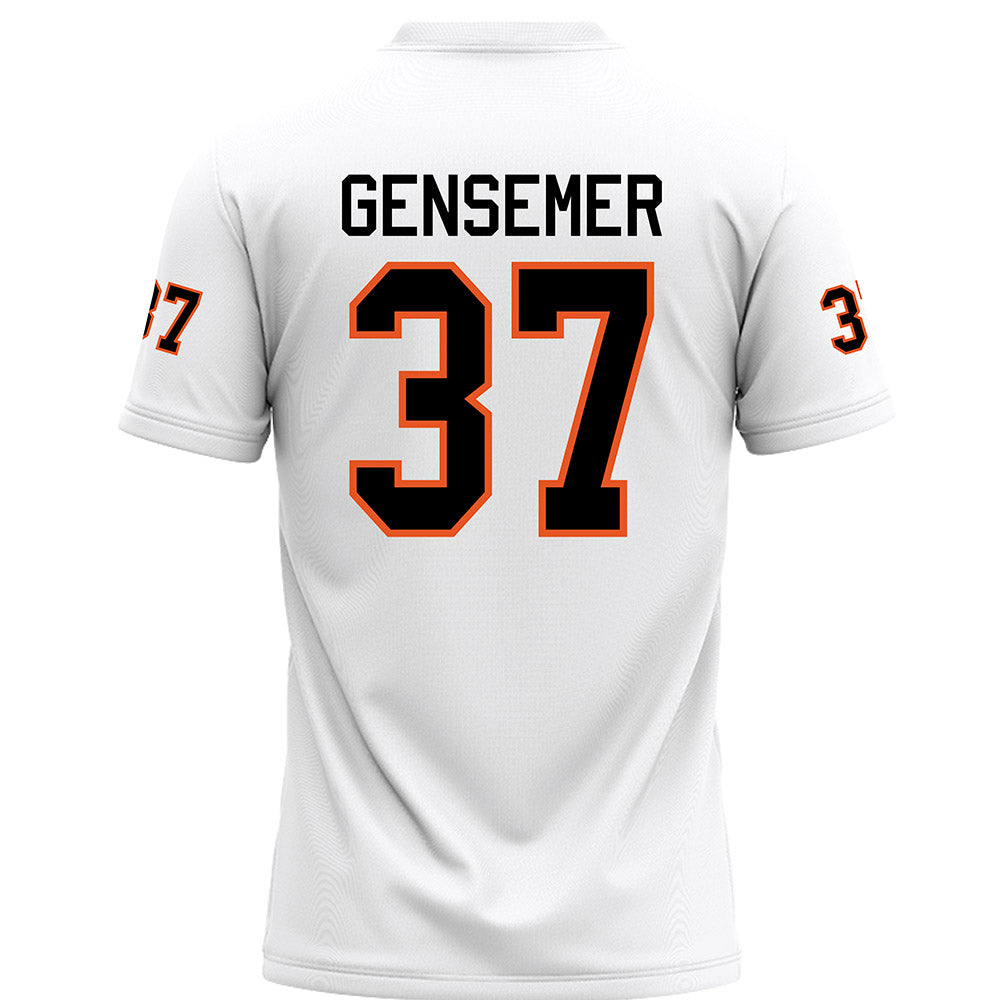 UTPB - NCAA Football : Grant Gensemer - White Jersey