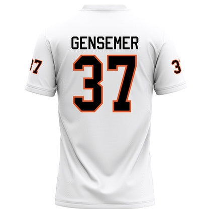 UTPB - NCAA Football : Grant Gensemer - White Jersey