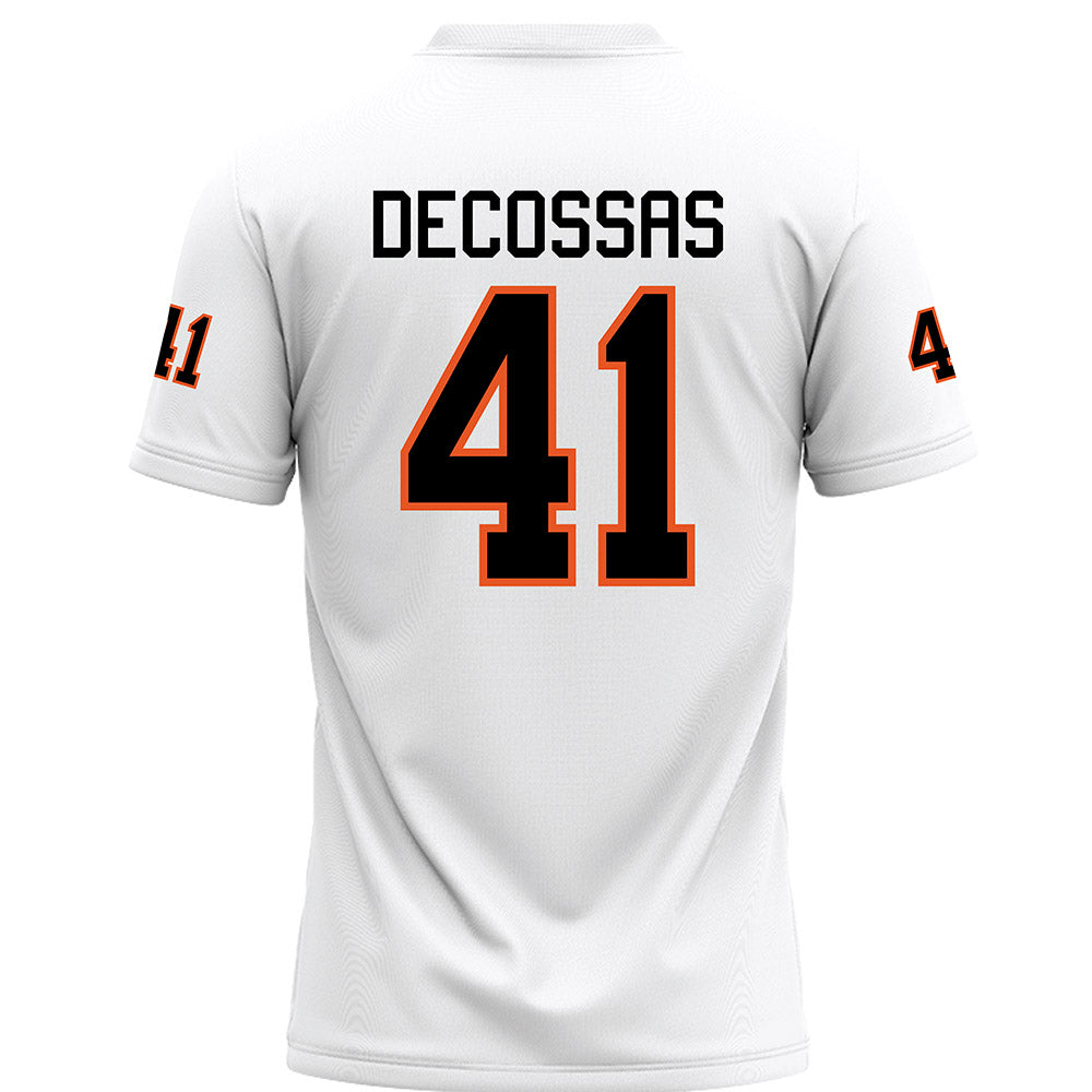 UTPB - NCAA Football : Hayden Decossas - White Jersey