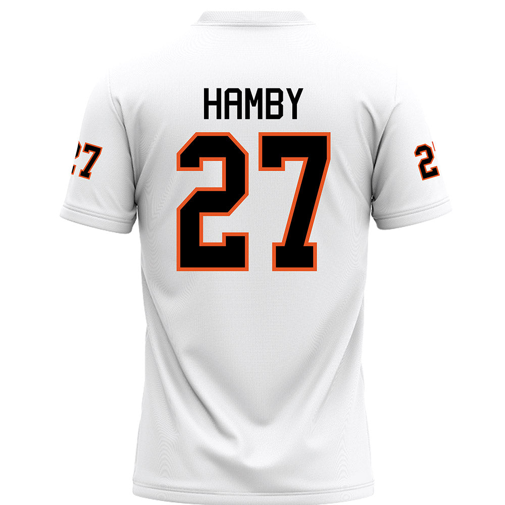 UTPB - NCAA Football : Ashton Hamby - White Jersey
