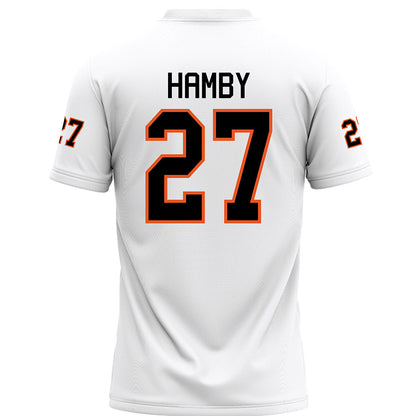 UTPB - NCAA Football : Ashton Hamby - White Jersey