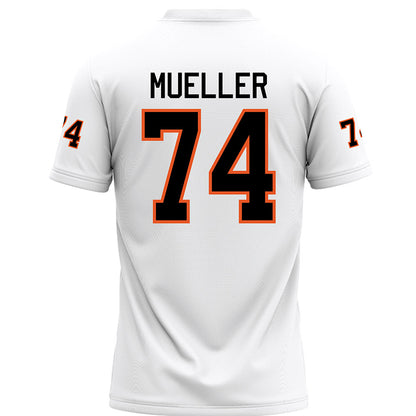 UTPB - NCAA Football : Joseph Mueller - White Jersey