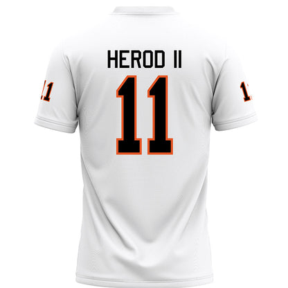 UTPB - NCAA Football : Nemier Herod II - White Jersey