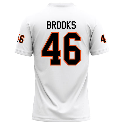 UTPB - NCAA Football : Datron Brooks - White Jersey