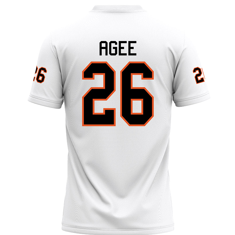 UTPB - NCAA Football : Kristopher Agee - White Jersey