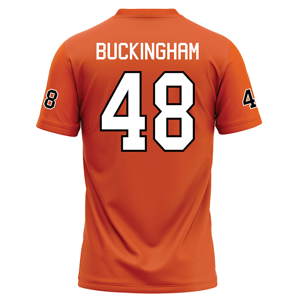 UTPB - NCAA Football : Chase Buckingham - Orange Jersey