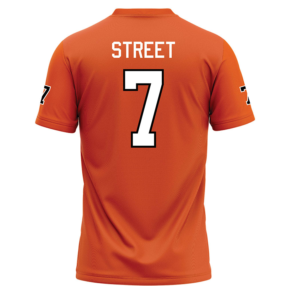 UTPB - NCAA Football : Dequan Street - Orange Jersey