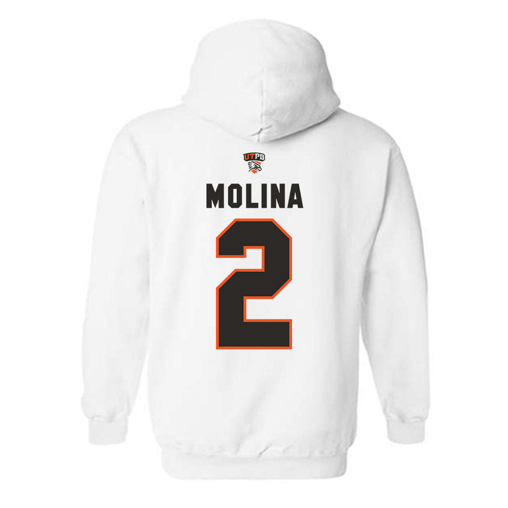 UTPB - NCAA Football : Marcus Molina - Hooded Sweatshirt Replica Shersey