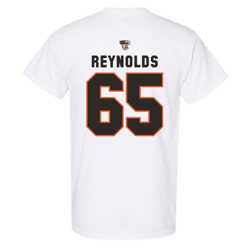 UTPB - NCAA Football : Dawson Reynolds - White Replica Shersey Short Sleeve T-Shirt