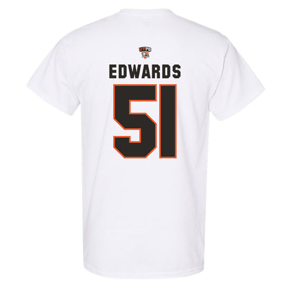 UTPB - NCAA Football : Heston Edwards - White Replica Shersey Short Sleeve T-Shirt