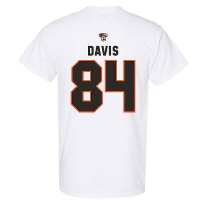 UTPB - NCAA Football : Shemar Davis - White Replica Shersey Short Sleeve T-Shirt