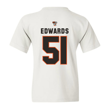 UTPB - NCAA Football : Heston Edwards - White Replica Shersey Youth T-Shirt