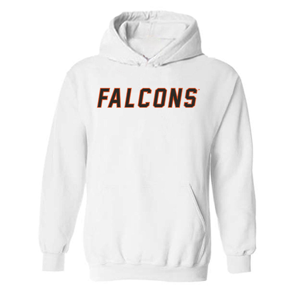 UTPB - NCAA Football : Jacob Olivares - White Replica Shersey Hooded Sweatshirt