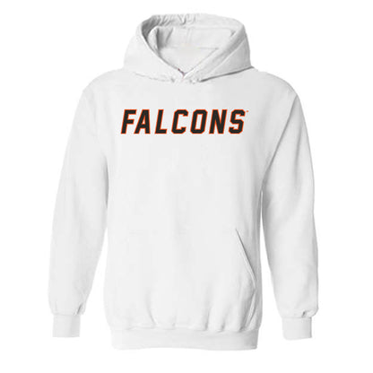 UTPB - NCAA Football : Jacob Olivares - White Replica Shersey Hooded Sweatshirt