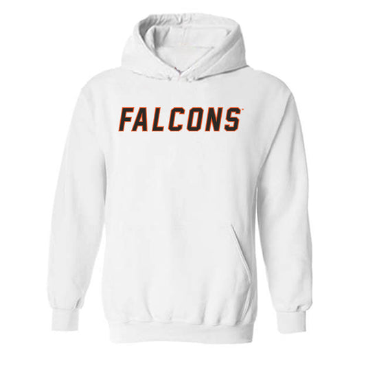 UTPB - NCAA Football : Jacob Olivares - White Replica Shersey Hooded Sweatshirt