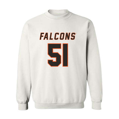 UTPB - NCAA Football : Heston Edwards - White Replica Shersey Sweatshirt