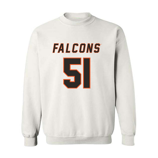 UTPB - NCAA Football : Heston Edwards - White Replica Shersey Sweatshirt