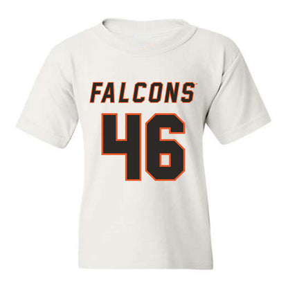 UTPB - NCAA Football : Datron Brooks - White Replica Shersey Youth T-Shirt