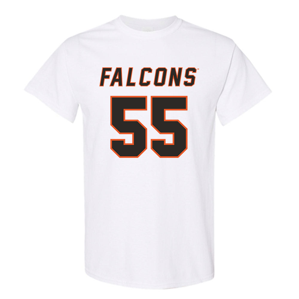 UTPB - NCAA Football : David Adegbenro - White Replica Shersey Short Sleeve T-Shirt