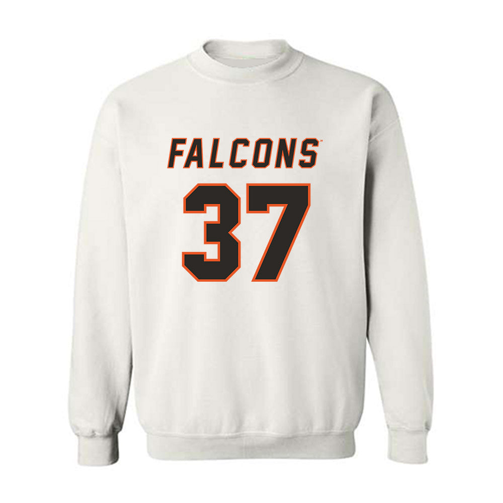 UTPB - NCAA Football : Grant Gensemer - White Replica Shersey Sweatshirt