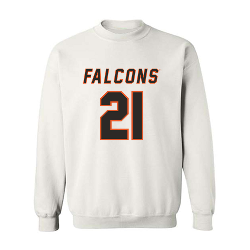 UTPB - NCAA Football : Jaques Tyler - White Replica Shersey Sweatshirt