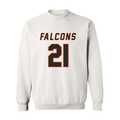 UTPB - NCAA Football : Jaques Tyler - White Replica Shersey Sweatshirt